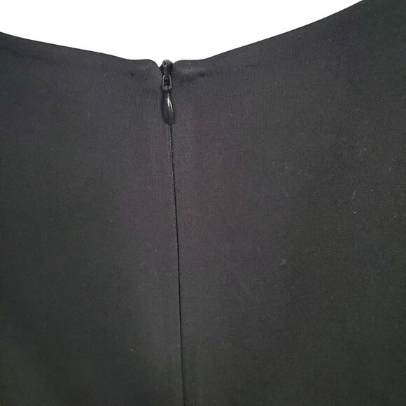 Everlane Size 14 Dress Ponte Knit The Long Sleeve Shift Minimalist Capsule Black - Picture 10 of 10